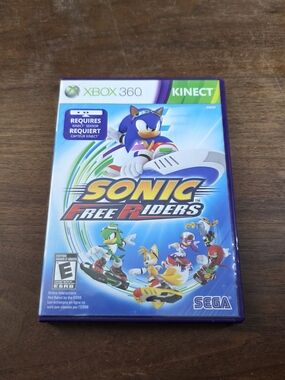 Xbox 360 Sonic Free Riders - Kinect Game Cib